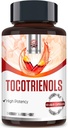 Kroppssund Tocotrienol Supplement Full Spectrum, Tocotrienol Vitamin E- Tocotrienols 800mg - 60 Liquidid- Filled Kapsle
