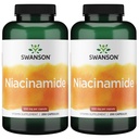 Swanson Niacinamid 500 mg 250 kapslí (2 balení)