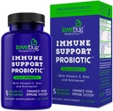 Lovbug PROBIOTIC Imunitate Support Daily Probiotic for Men & Women, 40 miliard CFU & 6 Strains, Obsahuje vitamín C, zinek & Echinacea, 30 Kapsle, Vegan & Non- GMO