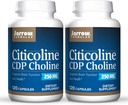 Jarrow Diplomas Citicolin (CDP Cholin) 250 mg - 120 Kapsle, Balení 2 - Podporuje zdraví mozku a pozornost výkon - až 240 Celkem