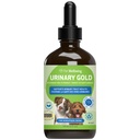 Pet Wellbeing Urinary Gold pro psy - Vet- Permanentní Multi- Herb Podpora močových cest - močový měchýř Zdraví a močový systém Wellness - holistický Dog Supplement - Liquid Formule 4 oz (118 ml)
