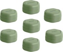 Cadence Travel Containers - Balíček na pilulky - Magnetické cestovní kapsle, Pořadatel denního lékařství pro pilulky, doplňky, & Vitamíny - 7 Flex Smalls (0.56oz) pro týdenní Pill Organizer - Eucalyptus