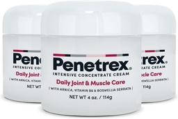 Penetrex Joint & Muscle Therapy - Soothing Comfort for Back, Neck, Hands, Feet - Premium All Body Rub with Arnica, Vitamin B6 MSM & Boswellia - 4oz Cream (3 balení)