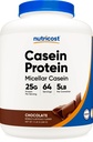Nutricost Kasein Protein Powder 5lb Chocolate - Micelar Casein, gluten Free, Non- GMO