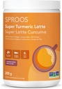 SPROOS Super Turmeric Latte PHAR124; Organic Turmeric + Marine Collagen, MCT Powder, Organic Coconut Milk Powder, Fermented Turmeric & Spices PHAR124; Neslazené, Keto- Friendly & Dairy-Free PHAR124; Tub 200 g