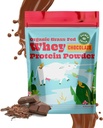 SunLife Organics Grass Fed Whey Protein Powder Chocolate 124; 100% organický protein prášek pro muže a ženy, přirozeně slazené s Cacao, kokosové smetany, a Stevia (16 Oz) 15 Služebnictví