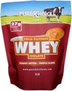 Čistá volba arašídové máslo syrovátka izolát protein prášek, 28g protein & nízký tuk, nejlepší studená filtrovaná a nedenaturovaná syrovátka, žádné plnidla nebo umělé sladkosti (arašídy lepší, 2 LB)