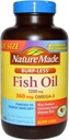 Nature Made Burp- Less Fish Oil 1200mg, 360mg Omega33, Liquid Softgels 200 ea (Balení po 2)