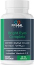 Primal Health Bright Eyes Complete - Oční a makulární zdraví - Clear Vision - Lutein & Zeaxanthin Formule - Zdravé oči - Uvolňuje oční napětí z modrého světla - Dietní dodatek - 30 Kapsle