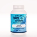 AdvoCare CorePlex se železem - Multivitamin s vitamínem A, B-6, B-12, C & E - Obsahuje také thiamin, kyselinu listovou a hořčík - 180 kaplet