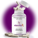 Vitamin D3 K2 5000 IU - High potency D3 and K2 Supplementary for Bone, Heart & Imunitary Support - Doctor Applicated - 90 Easy- to- Swallow Kapsle - Non- GMO, USA Made