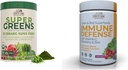 ZEMĚ FARMS Super Zelené Powder 50 Organic Superfoods Drink Mix s imunitní obrany Superfoods Drink Mix Vitamin C Elderberry