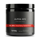 Toniiq Ultra vysoká čistota Alpha GPC Kapsle - 600mg Koncentrovaný vzorec - 90% + Vysoce čištěný a biologicky dostupný nootropní - 120 Kapsle Alfa GPC Dodatek