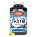 Carlson - Nejjemnější rybí olej, 700 mg Omega-3s, Norský dodatek k rybím oleji, Volně žijící Omega 3 Rybí olej, Udržitelně sourced Fish Oil Kapsle, Omega 3 Dodatek, Orange, 120 Softgels