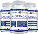 Výzkum ověřený Moringa Oleifera - 100% čistý extrakt - 1200 mg per Serving - 60 Počet - 3 měsíční dodávka