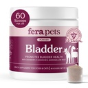Fera Domací močová měchýř Podpora - Cranberry pro psy a kočky - D- Mannose & Marshmallow Root - Podpora močových cest - Podporuje normální pH moči - zvyšuje imunitu - 60 kopřivky