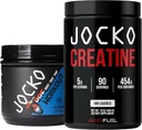 Jocko Fuel Gym Bundle - Creatine + Nitro Pop Pre Workout Powder (2 balení Bundle) 30 denní dodávka