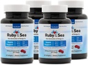 Mořský olej dodatek - Všechny přírodní kalanální olej, astaxanthin, Omega-3 a mastné kyseliny - srdce a mozek zdraví výživné doplňky - 4 balení