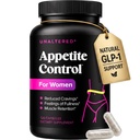 UNALTERED Appetite Conpressant pro ženy - Pomáhá spravovat chutě, podporuje plnost, & podporuje hubnutí - Přírodní doplněk stravy s pikolinát chromitý & Glucomannan - 120 Vegan Kapsle