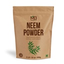 MB Herbals Pure Neem Powder 2 lb OF 124; 32 oz OF 124; 908 Gram OF 124; 100% Pure Wild- Crafted Neem Leaf Powder Of 124; Very Bitter Neem Supplement for Skin Hair & Detox OF 124; Azadirachta Indica