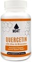 Quercetin & Bromelain se zinkem - Antioxidační podpůrný imunitní systém Zdraví - Dietní dodatek - 60 Kapsle 1050 mg Potent Formule