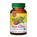 MegaFood Blood Builder Iron Supplement for Women & Men - Zvýšení hladiny železa bez vedlejších účinků - Boj proti únavě - Vitamin B12, kyselina listová & Vitamin C - Vegan - 60 Mini tablety (30 Služeb)
