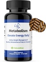 NatureKue Metabolismus 124; Přírodní řízení hmotnosti a energie podpora 124; Imunitní a stravitelné zdraví 124; Puerh čaj extrakt, zelený čaj, bylinný dodatek pro metabolismus Boost - 60 Vegetariánské kapsle