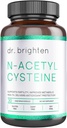 Dr. Brighten N- Acetylcystein (NAC) - Výkonný Glutathione Prekurzor Amino Acid dodatek pro optimální detoxikaci, imunitní funkci a PCOS - 30 Kapsle