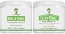 VitaMonk Muscle Guard & Clean EAA Bundle, HMB, EAA, Vitamin D, hořčík, 9 esenciální aminokyseliny pro růst svalů, zotavení a výkon, Lemonade Flavor, Žádné umělé sladkosti