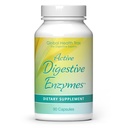 Global Health Trax - Active Digestive Enzymes Dodatek, 90 Kapsle - Komplexní stravitelná podpora s enzymy na podporu zdravé výživy pro muže a ženy