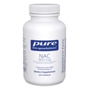 Čisté enkapsulace NAC 900 mg - N- acetyl cystein Amino Acid Supplementation for Lung & Imunitary Support, Jaterní a antioxidanty * - 120 Kapsle