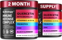 Quercetin s Bromelainem - Premium Quercetin Bromelain Kapsle pro imunitní podporu * - Bromelain Quercetin Dodatek - Non GMO Quercetin - 2 balení (120 Kapsle)