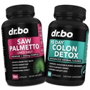 Saw Palmetto pro ženy Ztráta vlasů & Colon Cleanser - DHT Block pro ženy růst & 15 den Colon Cleanse střevní detox pilulky - Čisté Saw Palmetto Vlasy Loss Dodatek Bowel Hnací kapsle