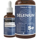 Selen - 200 mcg, Selenomethionin Form, 300 Servings - Vegan, Skleněná láhev, Kvasinka Free - Sublingvální tekutý koncentrát - Antioxidant, podporuje imunitu, štítné žlázy zdraví (2 oz.)