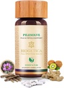 Biogetica Pilesolve přírodní bylinný dodatek s lékořicí a zázvorem - Non- GMO - 100% Vegan Ayurveda dodatek prášek