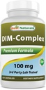 Nejlepší Naturals DIM dodatek 100 mg 120 Kapsle, DIM pro Estrogen Metabolismus & Balance, Pro Menopauzu, Body Building, PCOS & Hormonal Acne