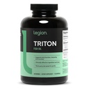 Legion Triton Fish Oil Kapsle - Triple Strength Omega 3 esenciální mastné kyseliny s vitaminem E & Lemon Oil pro maximální absorpci, Freshness & Čistota - 2400mg EPA & DHA Per Serving, 30 Svgs
