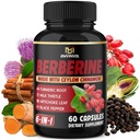 Berberine s Ceylon Skořicí, Kurkuma, Mléčné Thistle, Artyčoky, Black Pepper - 60 Počet - balení po 1
