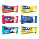 LUNA Bar - Variety Pack - 6 Flavors - Snack Bary - Non- GMO - Gluten- Free Protein Bary - Vyrobeno s organickými Oves (12 Pack)