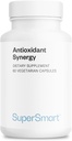 Supersmart - Antioxidant Synergy - s tumerickým kurkuminem a alfa kyselinou lipoovou 124; Non- GMO & gluten Free - 60 Vegetariánských kapslí
