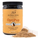 Alpha Dog Nutrition OptiPup All- in-1 Puppy Multivitamin obsahuje 31 superpotravin včetně probiotika a prebiotika pro stravitelnou podporu, kůže a imunitní zdraví, a optimální růst (60 Služeb)