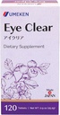 Umeken Eye Clear Dietní dodatek, Borůvkový extrakt, Lutein, Zeaxanthin, Ginkgo, Vision doplňky pro dospělé, oční vitaminy, 2 měsíce Dodávka, 120 Tablety, Balení 120