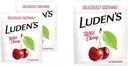 Ludens Wild Cherry Throat Drops, balení po 2, 90 Drops Each for Sore Throat Relief