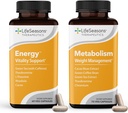 Metabolismus Kontrola hmotnosti & Energy Boosting Dodatek - Přírodní Appetite Suppressant - Kapsle - Zelený čaj, Káva Bean, Chrom, Cacao & Theobromine - 130 Kapsle