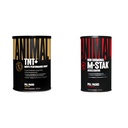 Zvířecí TNT + Test Booster & M-Stak Muscle Building Stack pro muže - 21 Počet