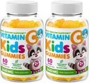 Dr. MORITZ Vitamin C Gummies for Kids & Dospělí 240 mg - Imunitate Support Low- Sugar Chewable Vitamíny for Toddlers - Vegetarian Gelatin- Free Children 's Dieter Supplement (Citrus Flavor) (120 Count)