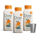 DOSE pro Vaše vyčištění jater Detox & opravy, Vyrobeno s organickým mléko Thistle dodatek s kurkumou, Pampeliška, Zázvor, a pomeranč, podporuje zdravé funkce jater, 16oz láhev, 3 balení (3 týdny dodávky)