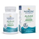 Nordic Naturals Algae DHA - 60 Soft Gels - 500 mg Omega33 DHA - Certified Vegans Algae Oil - Plant- Based DHA - Brain, Eye & Nervový systém Support - Non- GMO - 30 Servings