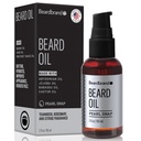 Beardbrand Beard Oil for men with Jojoba & Vitamin E - Softens Stubble, Conditions Skin & Promotes Beard Growth 124; Teakwood, Rosemary, & Citrus Scent Oz 124; 2 fl oz