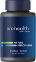 ProHealth NR + Pterostilben. Podporuje dlouhověkost, energii a zdravé stárnutí. Chrání srdce + zdraví mozku. Podporuje buněčné opravy. 250mg Niagen Nicotinamid Riboside + 40mg Pterostilben, 30 Caps
